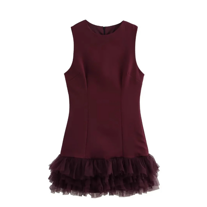Minikleid Lilly mit Tüllsaum
