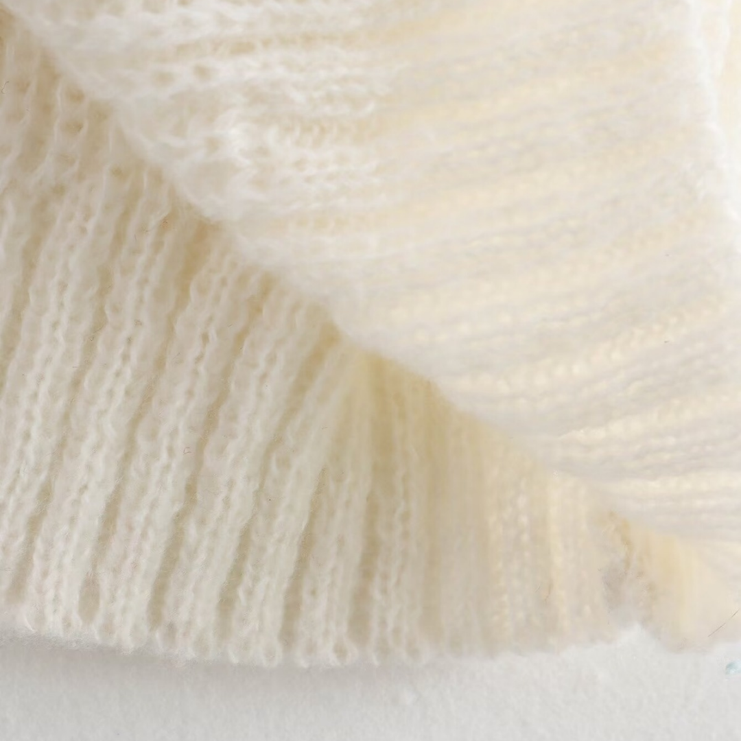 Schleifen-Chic Strickpullover Nelly