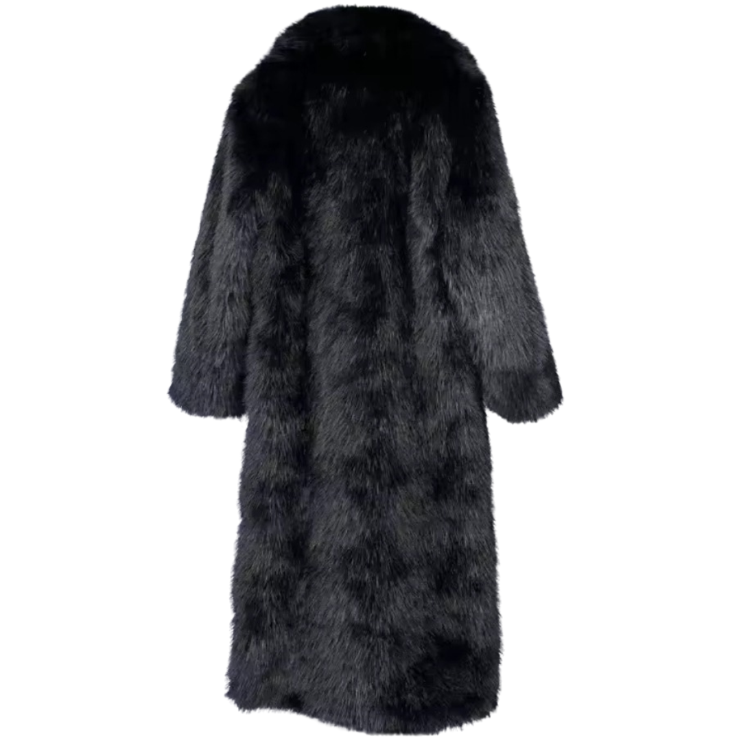 Luxus Langmantel aus Kunstfell