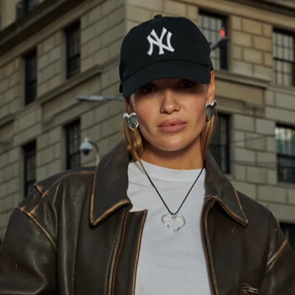 Ohrringe Herzblatt, 18 Karat vergoldet