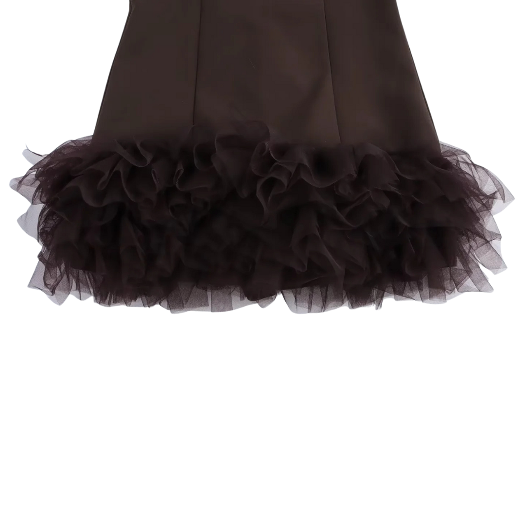 Minikleid Lilly mit Tüllsaum